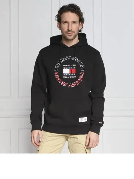 Tommy Jeans Hanorac ATHLETIC negru