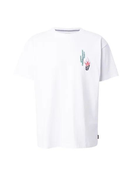 Volcom Tricou MICKEY MASON ciocolatiu / roz pal / sângeriu alb