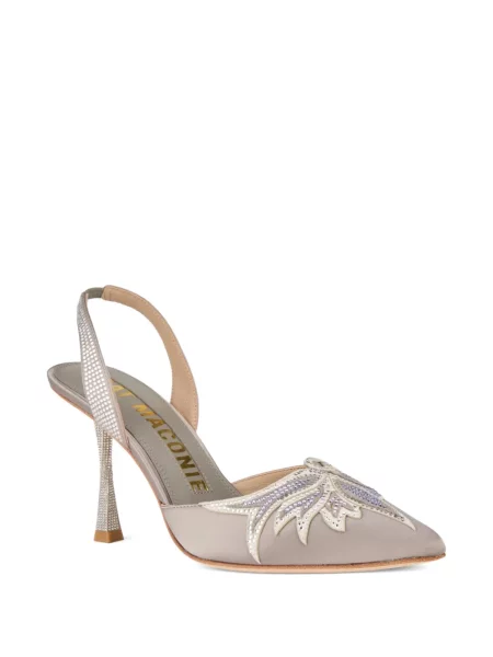 Pantofi cu toc Kat Maconie slingback gri
