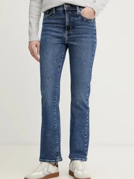 Dkny jeans high waist albastru