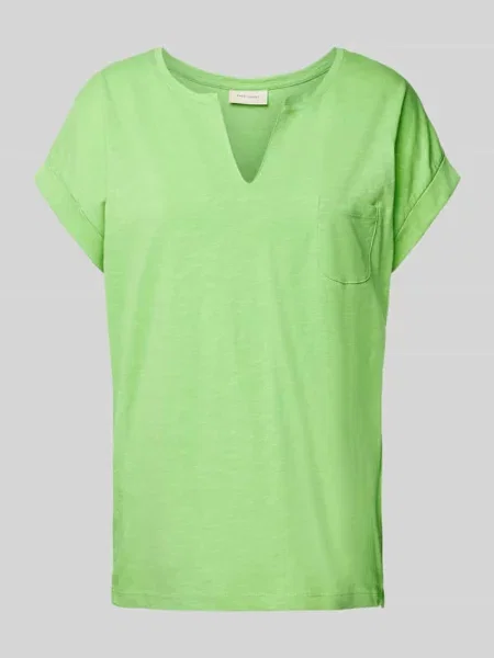 T-shirt z kieszenią na piersi model ‘Viva’ Free/quent