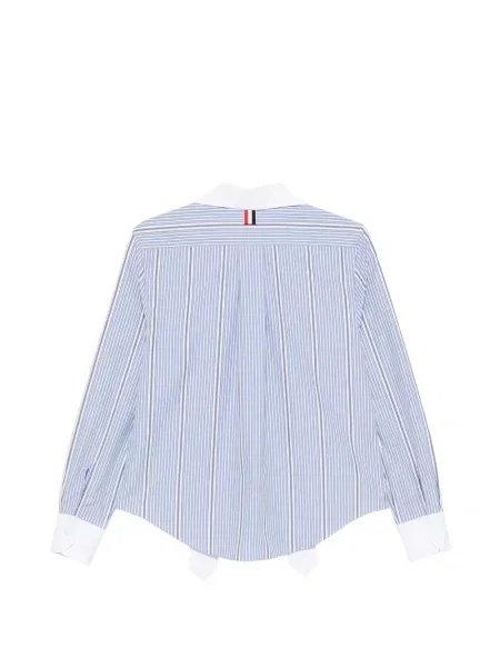 Gulerat bluză Thom Browne albastru
