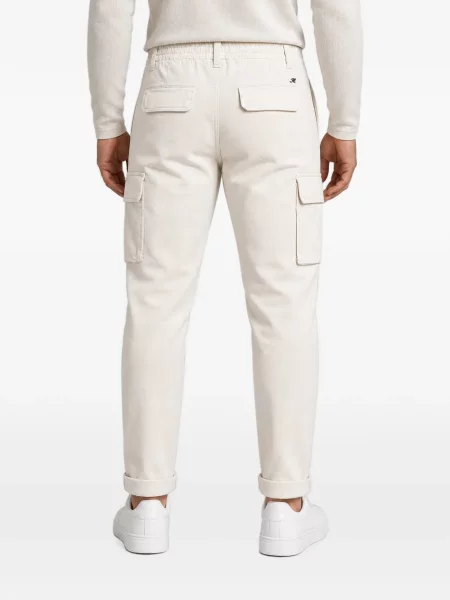 Pantaloni cargo Mason's cu cordon alb