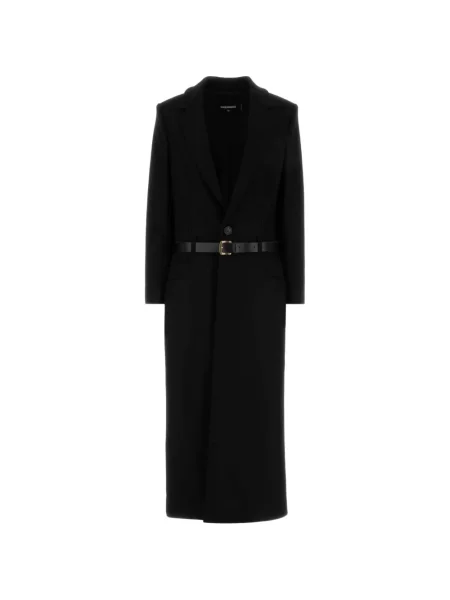 Cu centură palton Dsquared2 negru