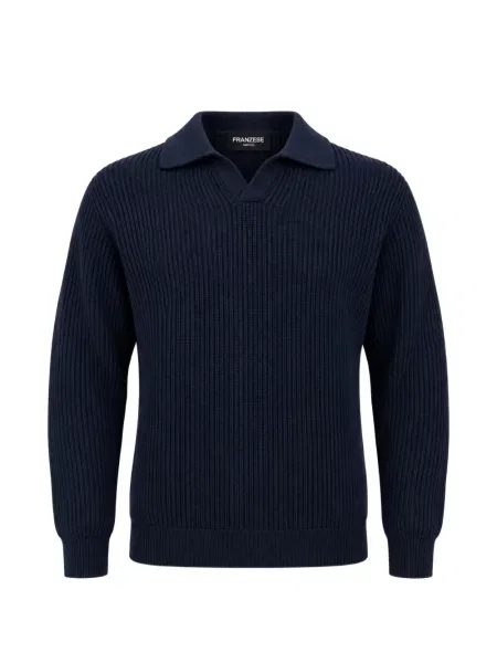 Gulerat pulover Franzese Collection albastru