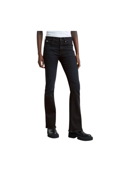 Jeansy dzwony G-star 3301 dzwony czarne