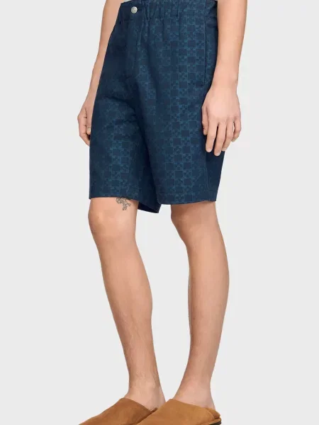 Шорты Sandro синие