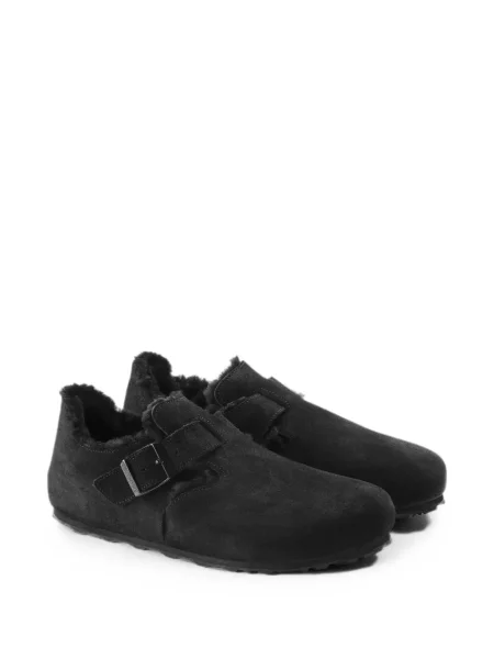 Sneakers Birkenstock από δέρμα προβάτου μαύρο