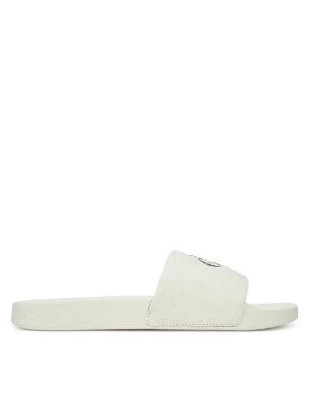 Saboți Calvin Klein Jeans alb
