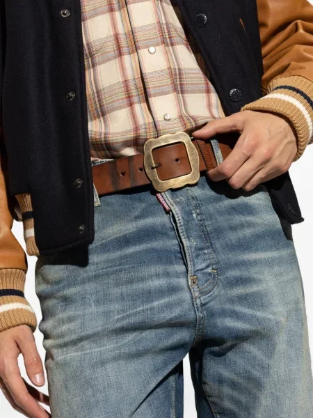 Curea Dsquared2 din piele maro