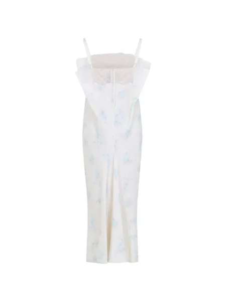 Rochie midi Carven cu model floral cu imagine din dantelă