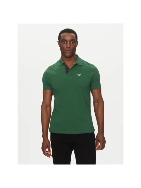 Barbour Polo Tartan Regular Fit zelena
