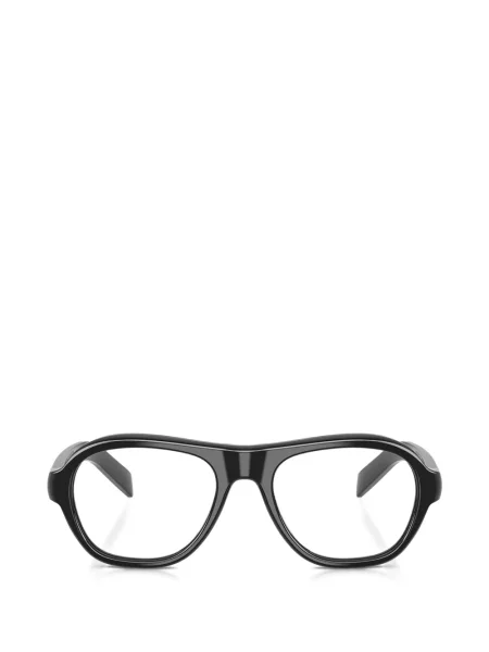 Ovalne sunčane naočale Prada Eyewear crna