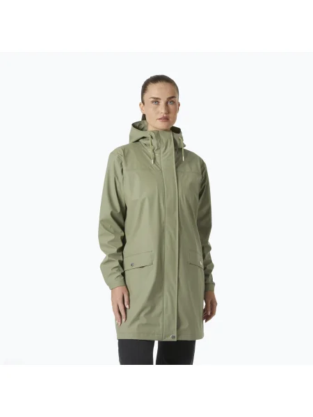 Palton de ploaie pentru femei Helly Hansen Moss Rain Coat lav green verde