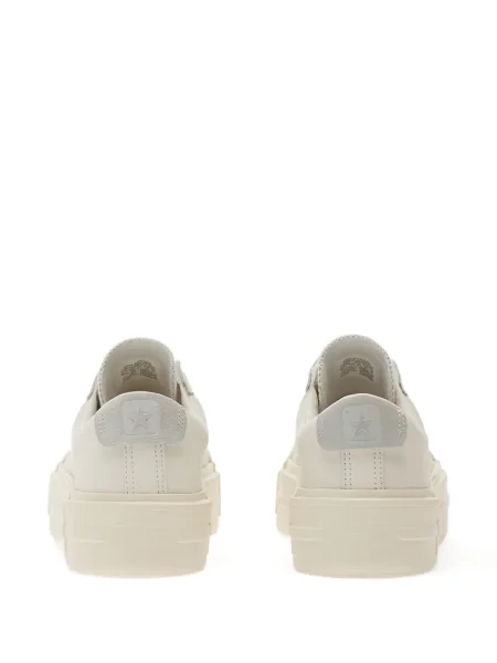 Kožené tenisky Converse Chuck Taylor All Star na platformě černé