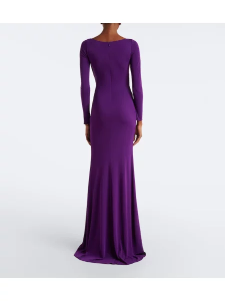Rochie Alex Perry din jerseu violet