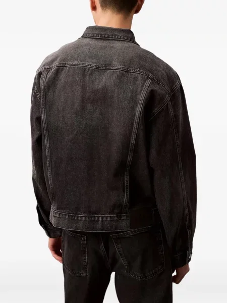 Geacă de blugi Calvin Klein Jeans negru