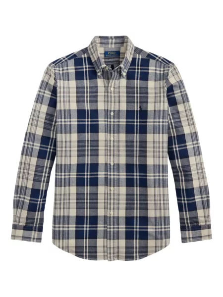 Șapcă Polo Ralph Lauren cu model herringbone din țesătură twill cu imagine albastru