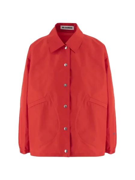 Geacă Jil Sander cu broderie roșu