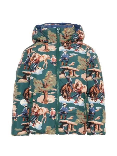Kurtka dziecięca Stella Mccartney zielona