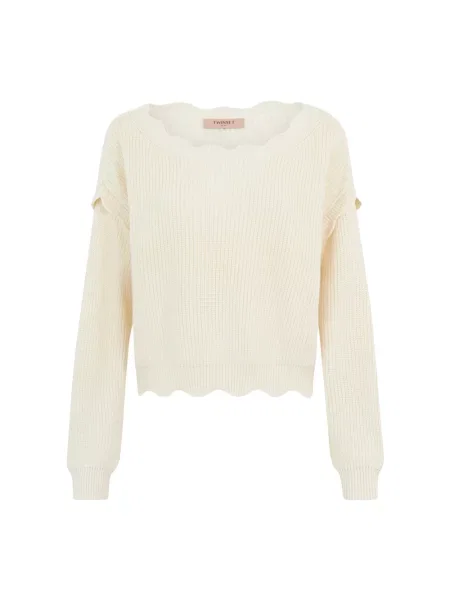 Sweter Twinset biały