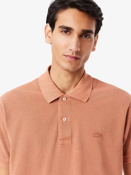 Поло Lacoste коричневое
