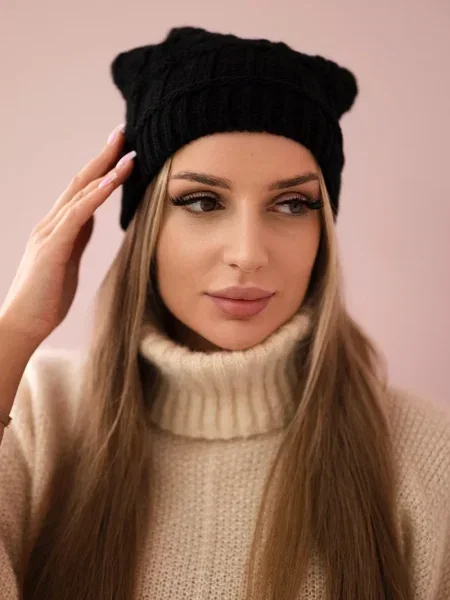 Șapcă Kesi din fleece negru