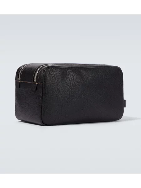Geantă Brunello Cucinelli din piele negru