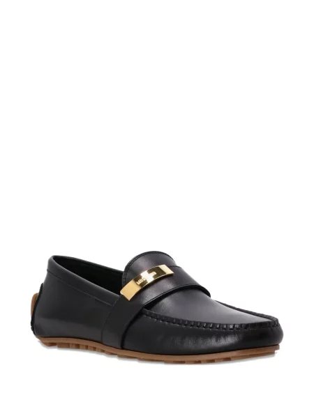 Pantofi loafer Moschino din piele negru