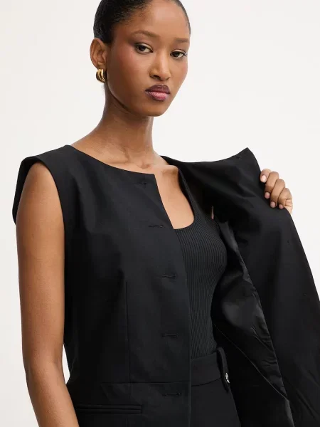 Morgan однобортний жилет з віскозою