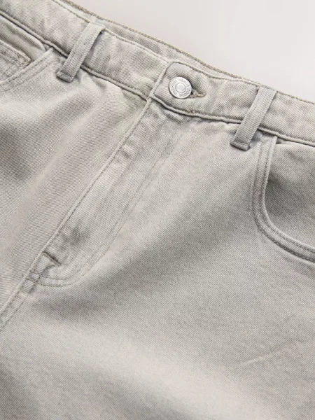 Next Kavbojke Authentic denim siv