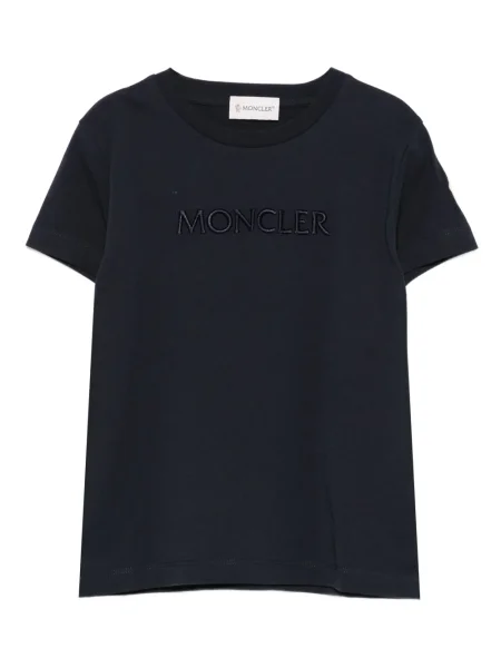 Koszulka dziecięca Moncler Enfant niebieska
