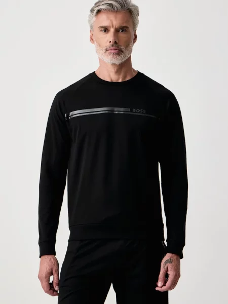 BOSS Hanorac Authentic negru