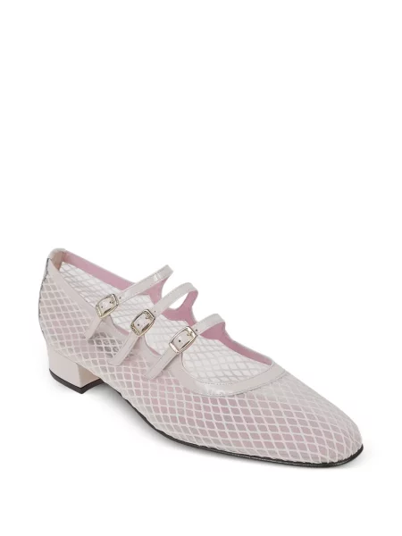 Pantofi cu toc Carel Paris plasă alb