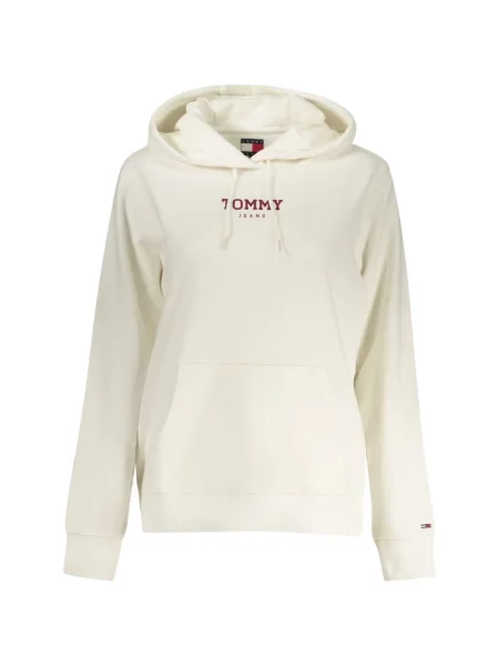 Hanorac cu glugă Tommy Hilfiger cu autograf cu cordon
