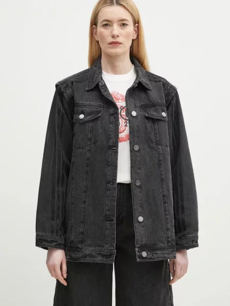 Классическая ошейниковый рубашка Adidas Originals черная