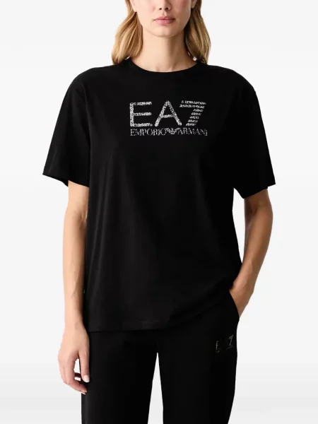 Tricou Ea7 Emporio Armani cu imagine negru