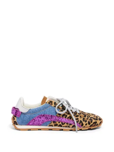 Sneakerși Dsquared2 cu imagine cu model leopard