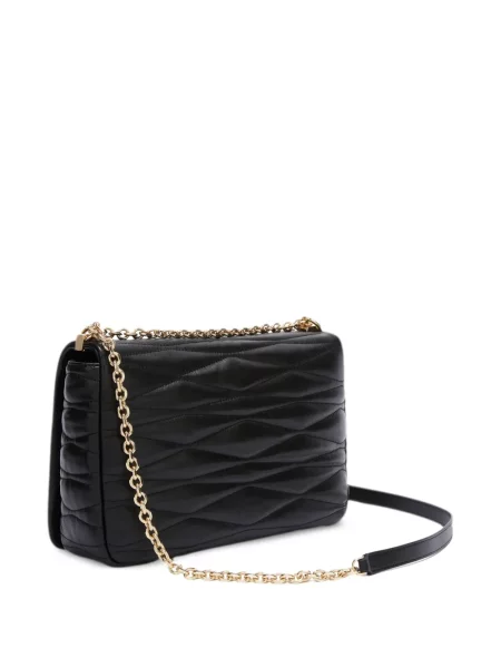 Rankinė per petį Furla dygsniuotas juoda