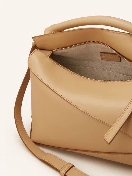 Loewe Torebka Puzzle Edge Small beige beżowa