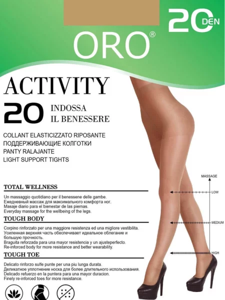 Колготы Oro черные