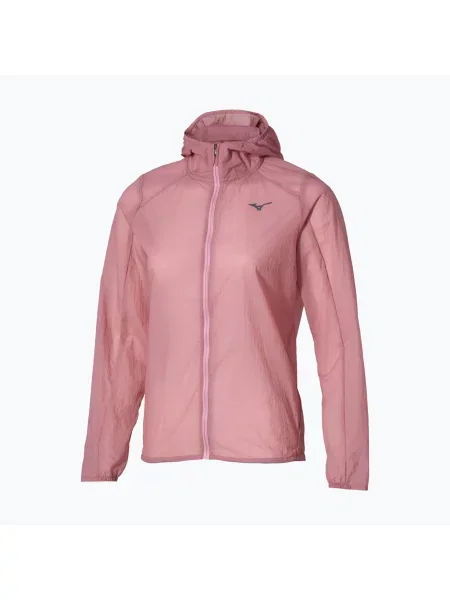Geacă de alergare pentru femei Mizuno Tech Light Hooded Jacket rose elegance roz