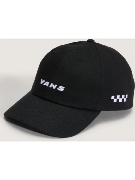 Czapka z daszkiem Vans Check Side czarno-biała biała
