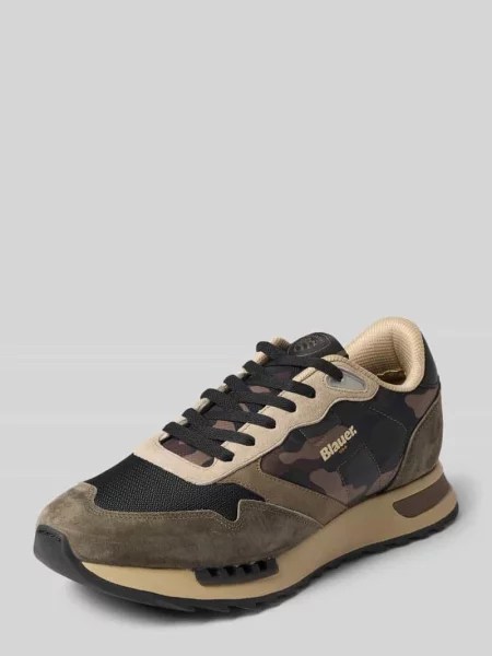Sneakersy z mieszanka skóry model Ryder' Blauer