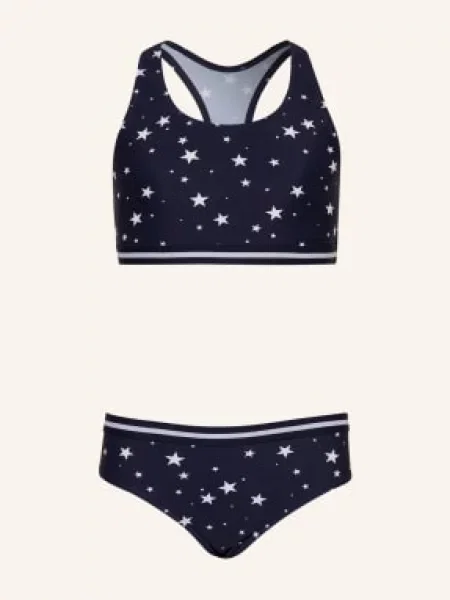 Sanetta Bikini Bustier blau białe