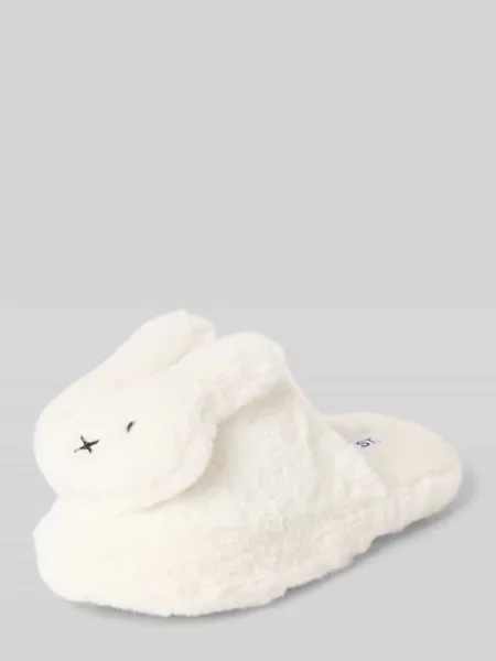 Kapcie ze sztucznego futra model Miffy' Daisy Street białe