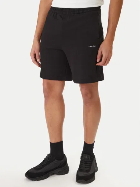 Kratke hlače Calvin Klein s autogramom crna