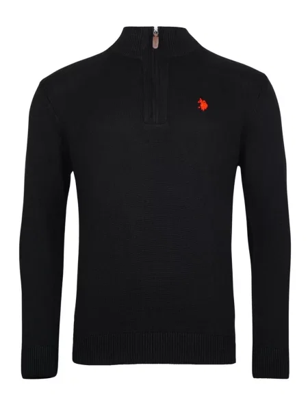 U.S. POLO ASSN. Pulover črna