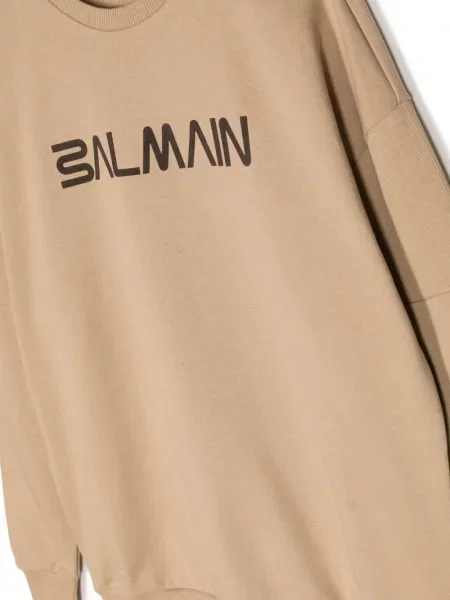 Bluza dziecięca Balmain brązowa