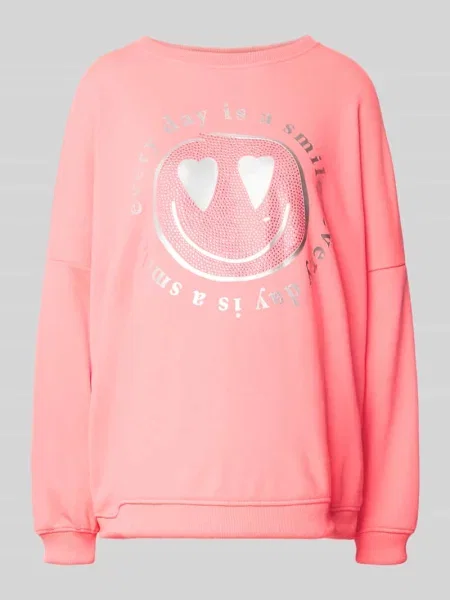 Bluza o kroju oversized z mieszanki bawełny model Everyday' Miss Goodlife